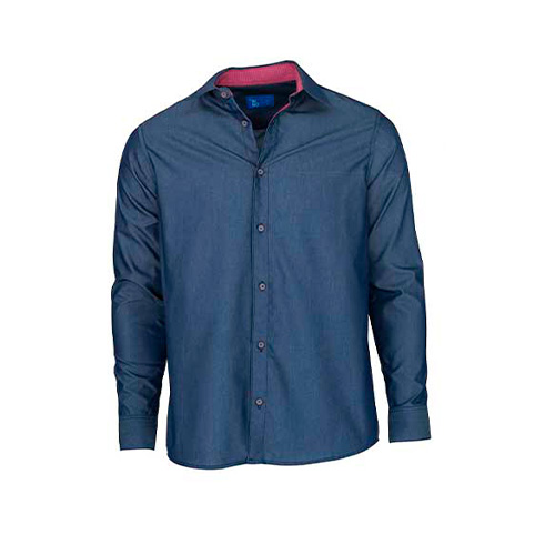 CAMISA BBO NAPOLES CABALLERO MANGA LARGA - Artículos Promocionales MAS RECIO